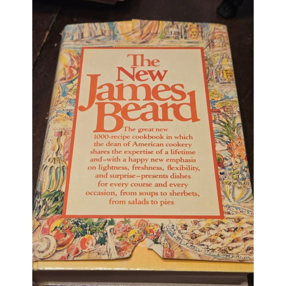 The New James Beard Cookbook 1981 Hardcover 1000 Recipes Illustrated Vintage
